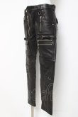 画像2: blackmeans / レザーパンツ 1 ブラック Y-26-03-16-161-PU-PA-SZ-ZY (2)