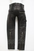 画像3: blackmeans / レザーパンツ 1 ブラック Y-26-03-16-161-PU-PA-SZ-ZY (3)