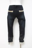 画像2: axes femme / レース配色ストレッチデニム M インディゴ Y-26-03-16-165-AX-PA-SZ-ZY (2)