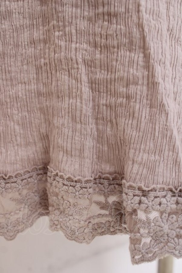 画像3: axes femme / 選べる着丈楊柳ワイドパンツ S グレージュ Y-26-03-16-169-AX-PA-SZ-ZY (3)