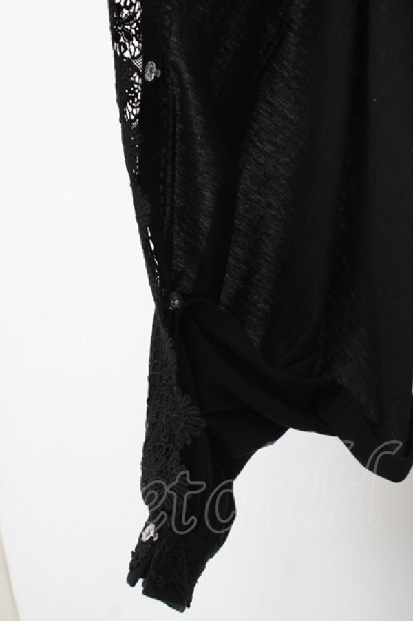 画像3: axes femme / バラ釦付2wayUVストール F 黒 Y-26-03-16-024-AX-ZA-SZ-ZY (3)