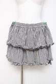 画像1: MARBLE / ギンガムチェックスカート  黒 Y-26-03-16-173-GO-SK-SZ-ZY (1)