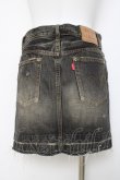 画像3: HYSTERIC GLAMOUR / ダメージ加工入りデニムスカート S 黒 Y-26-03-16-181-PU-SK-SZ-ZY (3)