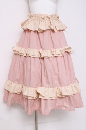 画像: pain / フリルロングスカート F ピンク Y-26-03-16-183-LO-SK-SZ-ZY