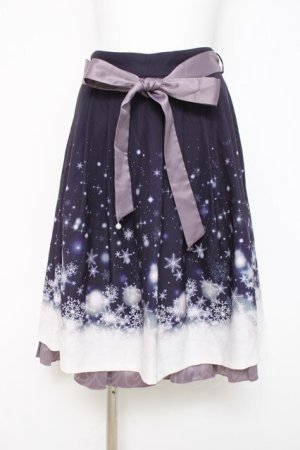 画像: axes femme POETIQUE / アイスクリスタルミドルスカート M 紫 Y-26-03-16-191-AX-SK-SZ-ZY