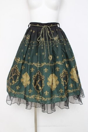 画像: axes femme kawaii / 鍵柄スカート M グリーン Y-26-03-16-192-AX-SK-SZ-ZY