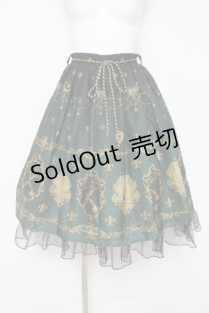 画像: axes femme kawaii / 鍵柄スカート M グリーン Y-26-03-16-192-AX-SK-SZ-ZY