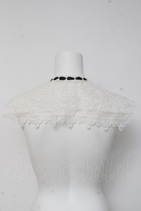画像3: axes femme POETIQUE / ローズレースつけ襟  白 Y-26-03-16-027-AX-ZA-SZ-ZY (3)