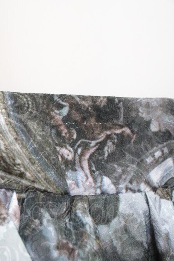 画像5: axes femme NOSTALGIE / 天使柄ジャガードロングスカート F グレー系 Y-26-03-16-201-AX-SK-SZ-ZY (5)