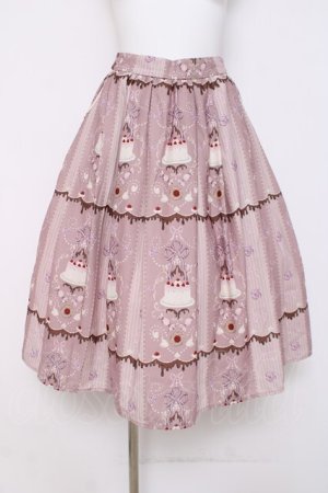 画像: axes femme kawaii / お菓子柄スカート M ピンク Y-26-03-16-202-AX-SK-SZ-ZY