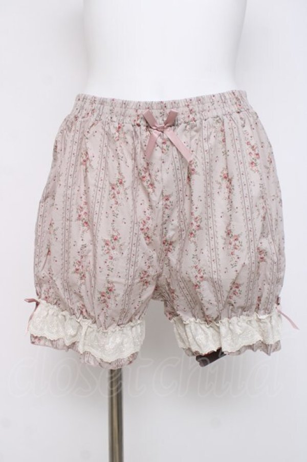 画像1: Kurumi Collaboration / Fairy’s Bouquetドロワーズ L 淡桃 Y-26-03-16-208-LO-PA-SZ-ZY (1)