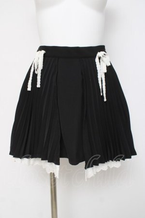 画像: Me roir / アコーディオンプリーツラップスカート M 黒 Y-26-03-16-216-LO-SK-SZ-ZY