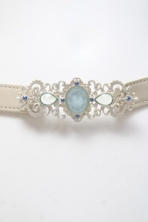 画像: axes femme / ジュエリーゴムベルト  シルバー Y-26-03-16-034-AX-ZA-SZ-ZY