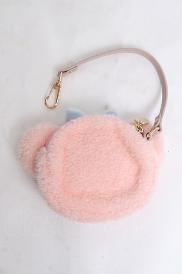 画像2: Maison de FLEUR / Little Twin Starsパフ&ポフポーチ  ピンク Y-26-03-16-037-LO-ZA-SZ-ZY (2)