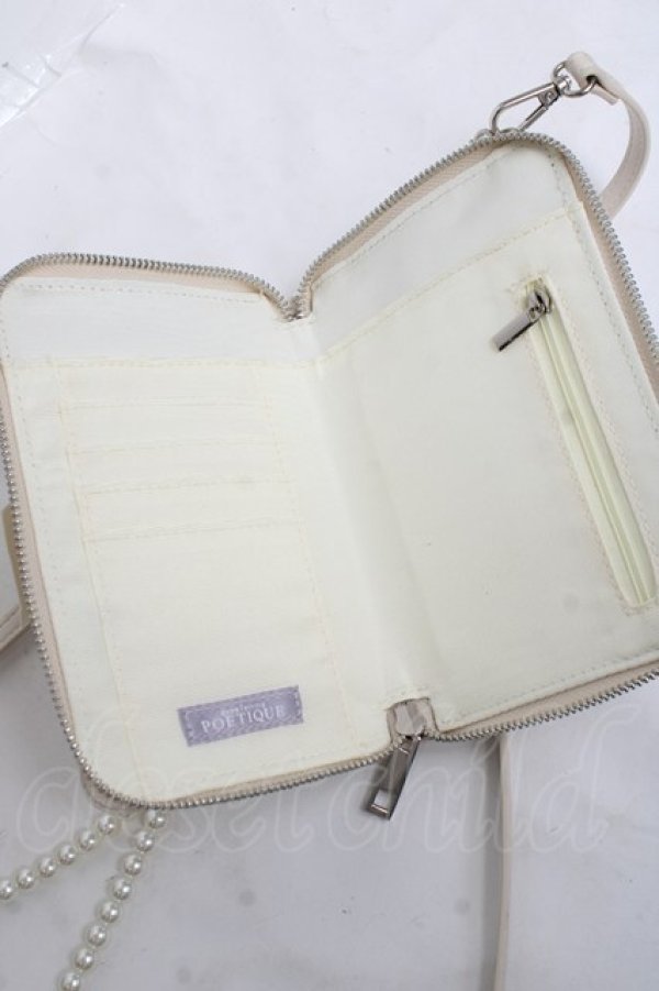 画像4: axes femme POETIQUE / レースアップスマホポシェット  生成り Y-26-03-16-038-AX-ZA-SZ-ZY (4)