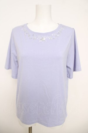 画像: axes femme / エトワール装飾Ｔシャツ F ラベンダー Y-26-03-18-054-AX-TS-SZ-ZY