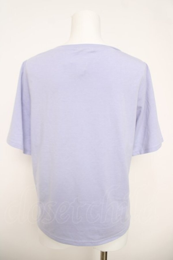 画像2: axes femme / エトワール装飾Ｔシャツ F ラベンダー Y-26-03-18-054-AX-TS-SZ-ZY (2)