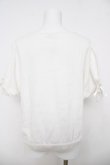 画像2: axes femme / ローズ刺繍カットカーディガン M 白 Y-26-03-18-055-AX-TO-SZ-ZY (2)