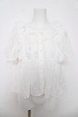 画像1: Chalmiere / ネグリジェブラウス M 白 Y-26-03-18-007-LO-BL-SZ-ZY (1)