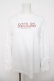 画像1: MILK / Torte ロゴ tee  ホワイト Y-26-03-18-065-ML-TS-SZ-ZY (1)