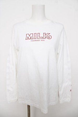 画像: MILK / Torte ロゴ tee  ホワイト Y-26-03-18-065-ML-TS-SZ-ZY