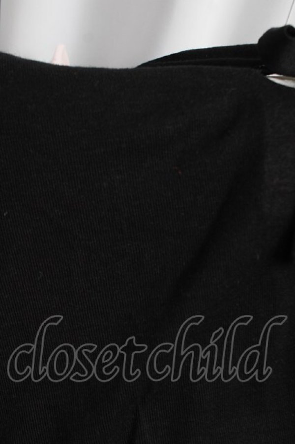 画像3: PINK HOUSE / ボウタイノースリーブニット  黒 Y-26-03-18-066-LO-TO-SZ-ZY (3)