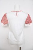 画像2: PINKHOUSE CHELSEA / ギンガムチェック切り替え半袖トップス F 白 Y-26-03-18-073-LO-TO-SZ-ZY (2)
