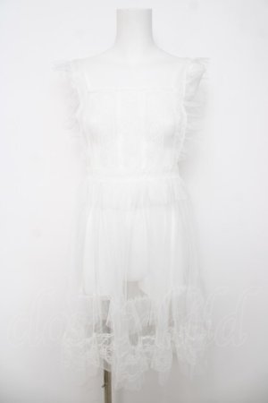 画像: FLC / 星名桜子 hsチュールエプロンジャンスカ S 白 Y-26-03-18-088-LO-OP-SZ-ZY