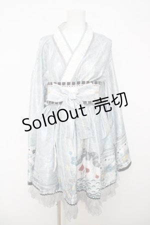 画像: 豹了个猫 / 和風アリスセットアップ  サックス Y-26-03-18-089-LO-OP-SZ-ZY