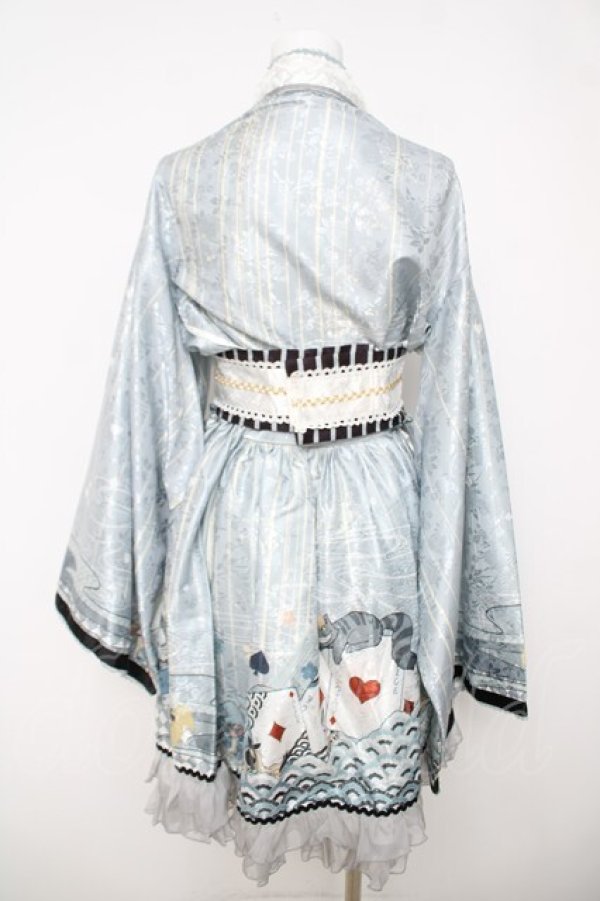 画像2: 豹了个猫 / 和風アリスセットアップ  サックス Y-26-03-18-089-LO-OP-SZ-ZY (2)