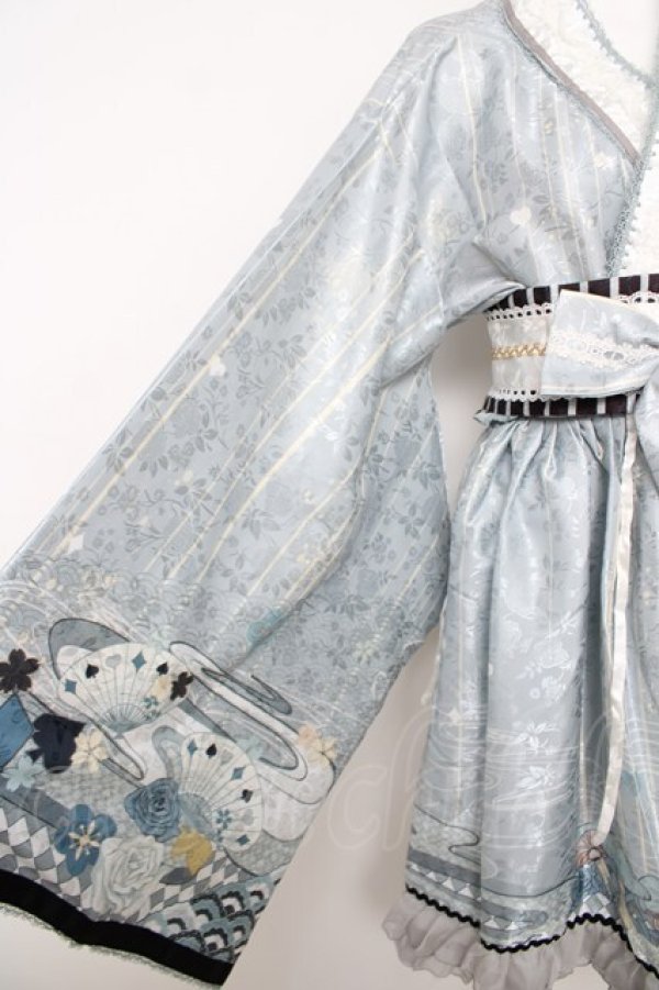 画像3: 豹了个猫 / 和風アリスセットアップ  サックス Y-26-03-18-089-LO-OP-SZ-ZY (3)