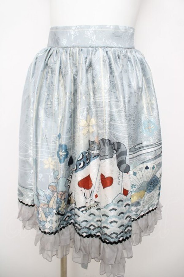 画像4: 豹了个猫 / 和風アリスセットアップ  サックス Y-26-03-18-089-LO-OP-SZ-ZY (4)