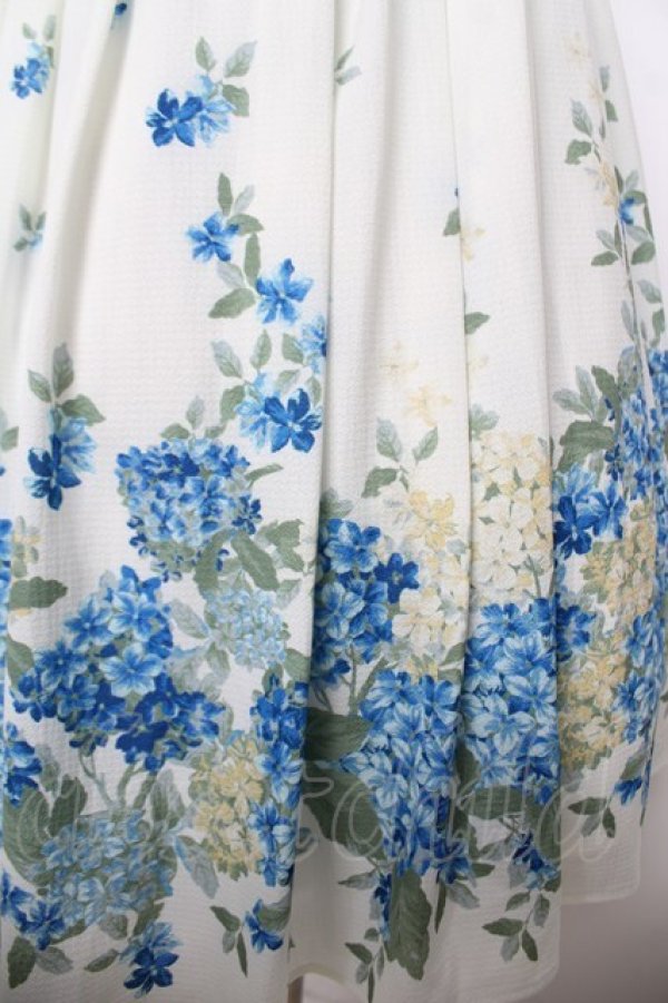 画像3: axes femme / あじさい柄ワンピース M 生成り Y-26-03-18-099-AX-OP-SZ-ZY (3)