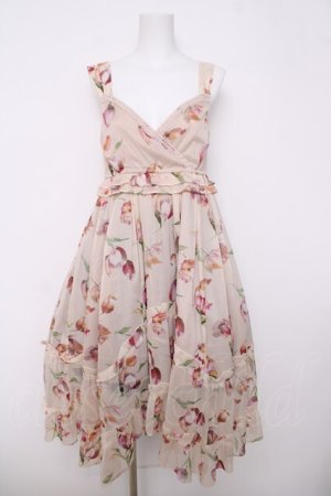 画像: axes femme / チューリップ柄イレヘムワンピース M 生成り Y-26-03-18-101-AX-OP-SZ-ZY