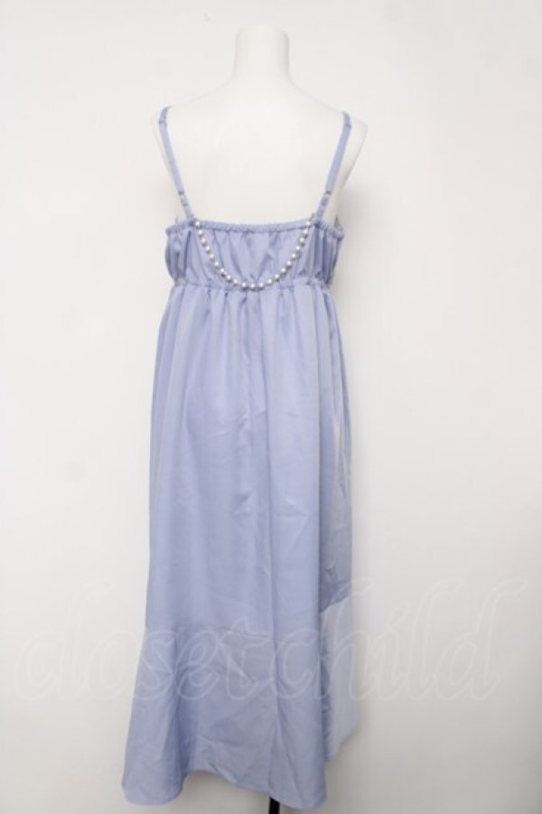 画像2: axes femme / ビッグレースリボンキャミワンピース F ブルー Y-26-03-18-103-AX-OP-SZ-ZY (2)