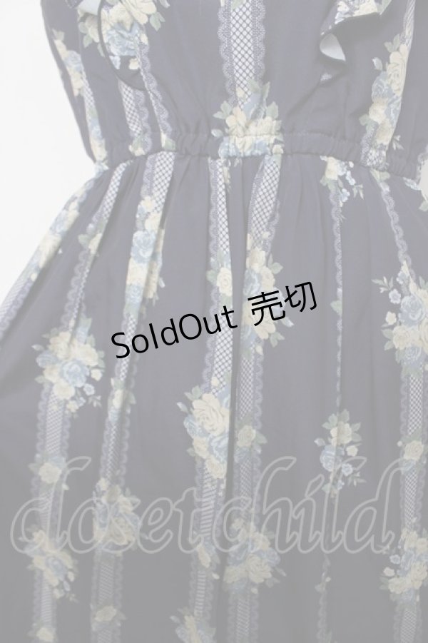 画像3: axes femme / 花柄ワンピース M 紺 Y-26-03-18-105-AX-OP-SZ-ZY (3)