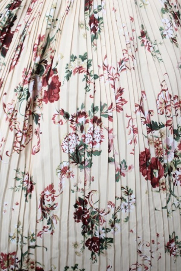 画像3: axes femme / シャビーシックフラワー柄ワンピース M イエロー Y-26-03-18-113-AX-OP-SZ-ZY (3)