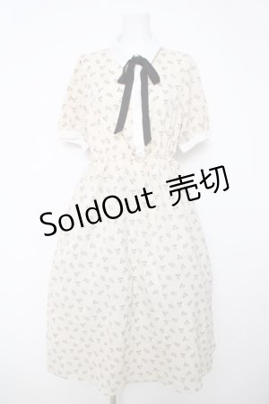 画像: axes femme POETIQUE / ベアドットシャツ風ワンピース M 生成り Y-26-03-18-117-AX-OP-SZ-ZY