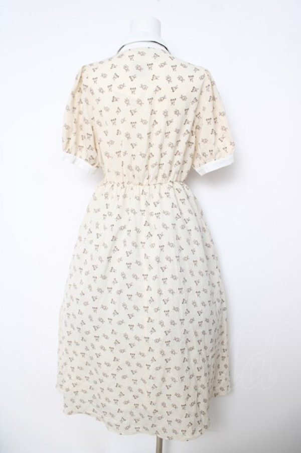 画像2: axes femme POETIQUE / ベアドットシャツ風ワンピース M 生成り Y-26-03-18-117-AX-OP-SZ-ZY (2)