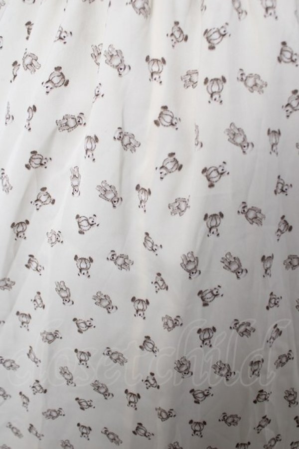 画像3: axes femme POETIQUE / ベアドットシャツ風ワンピース M 生成り Y-26-03-18-117-AX-OP-SZ-ZY (3)