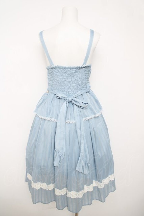 画像2: axes femme kawaii / ブリーズジャンパースカート  サックス Y-26-03-18-126-AX-OP-SZ-ZY (2)