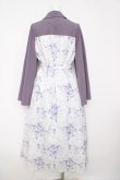 画像2: axes femme POETIQUE / グラデブーケ柄フレアソデワンピース  ラベンダー Y-26-03-18-129-AX-OP-SZ-ZY (2)