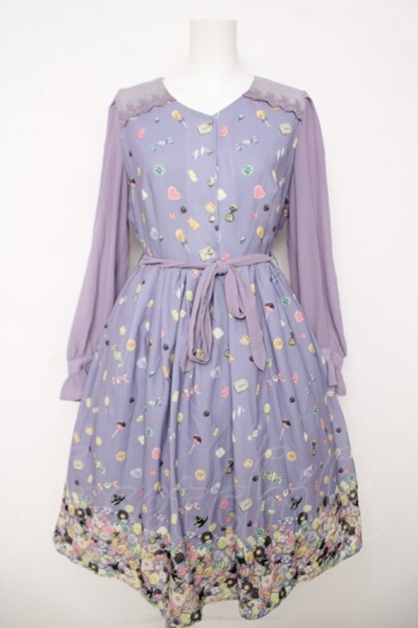 画像1: axes femme POETIQUE / スウィートキャンディワンピース  パープル Y-26-03-18-131-AX-OP-SZ-ZY (1)