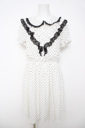 画像: Ank Rouge / ドットワンピース  シロ Y-26-03-18-138-CA-OP-SZ-ZY
