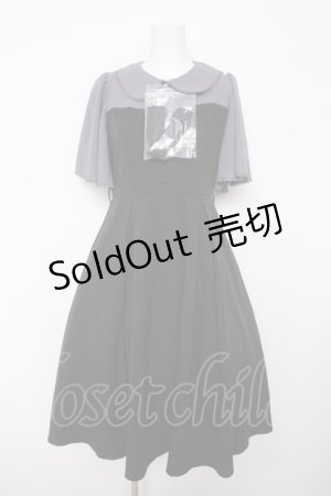 画像: Amavel / Elegant Classical Ladyワンピース  黒 Y-26-03-18-140-CA-OP-SZ-ZY