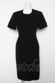 画像1: INGEBORG / ウール半袖ワンピース  黒 Y-26-03-18-143-LO-OP-SZ-ZY (1)