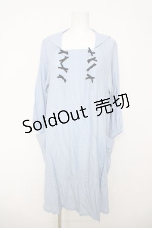 画像: Jane Marple / Vintage Poplinワンピース M サックス Y-26-03-18-147-JM-OP-SZ-ZY