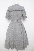 画像2: m petit by misako / AM*ギンガムCHKワンピース M 中灰 Y-26-03-18-151-LO-OP-SZ-ZY (2)