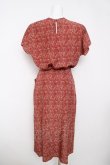 画像2: INGEBORG / ペイズリー柄ワンピース F 赤 Y-26-03-18-154-LO-OP-SZ-ZY (2)