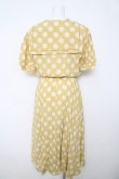 画像2: INGEBORG / セーラー襟水玉柄ワンピース  イエロー Y-26-03-18-157-LO-OP-SZ-ZY (2)